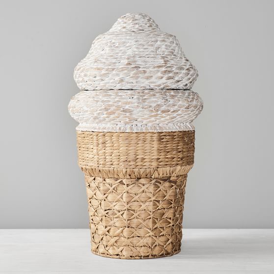 Ice Cream Cone Hamper Pottery Barn Teen