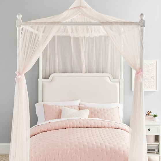 Gold Glitter Bed Canopy Pottery Barn Teen