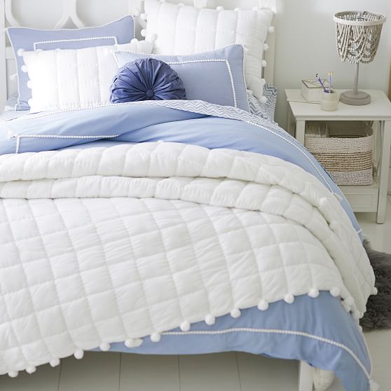 Pom Pom Teen Quilt Sham Pottery Barn Teen