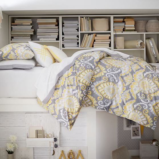 Deco Medallion Girls Duvet Cover Pottery Barn Teen