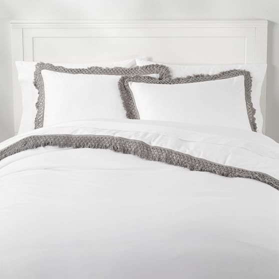 Crochettrim Girls Duvet Cover Pottery Barn Teen