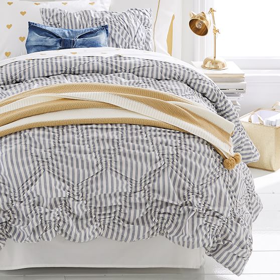 The Emily Meritt Striped Teen Comforter Sham Pottery Barn Teen