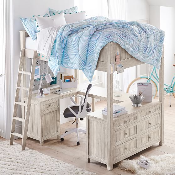 Bed Loft Bed Beds Headboards Pottery Barn Teen