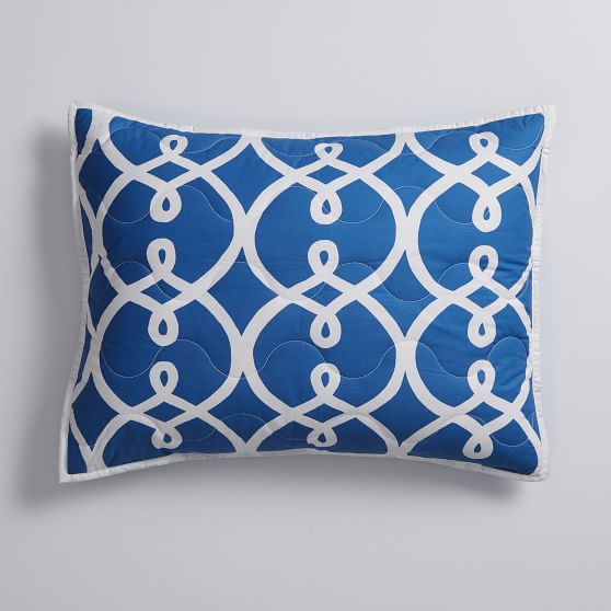 Totally Trellis Pillow Sham Sale Pottery Barn Teen