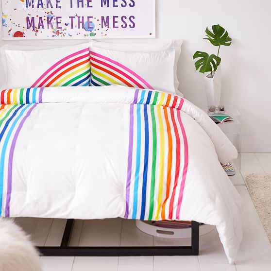 Flour Shop Rainbow Comforter Set Pottery Barn Teen
