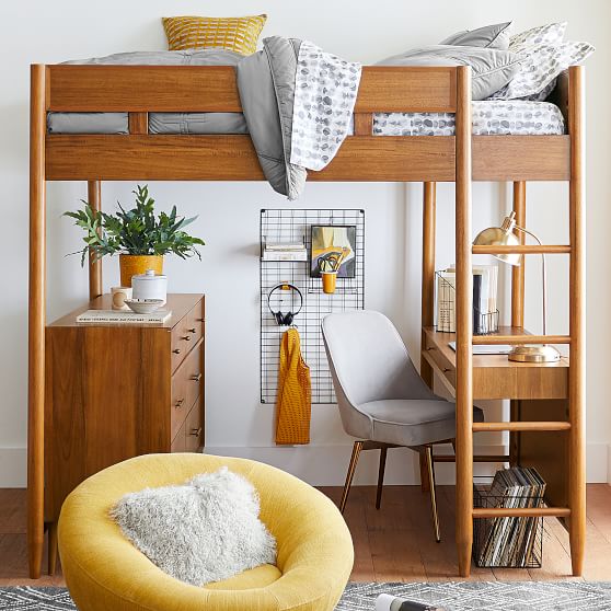 West Elm X Pbt Mid Century Loft Bed