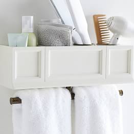 Wood Bathroom Storage Pottery Barn Teen