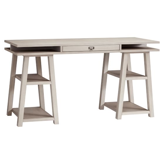 Customize It Storage Trestle Desk Pottery Barn Teen