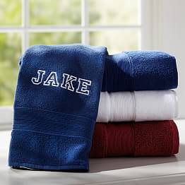 Red Bath Personalization Pottery Barn Teen