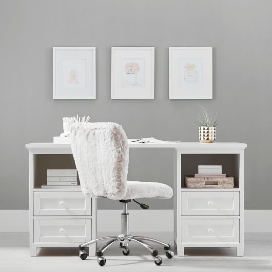 White All Study Furniture Pottery Barn Teen