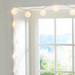 String Lights For Bedroom Indoors Pottery Barn Teen