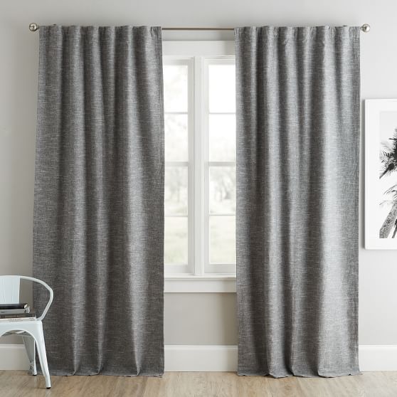 Classic Linen Blackout Curtain Teen Curtains Pottery Barn Teen