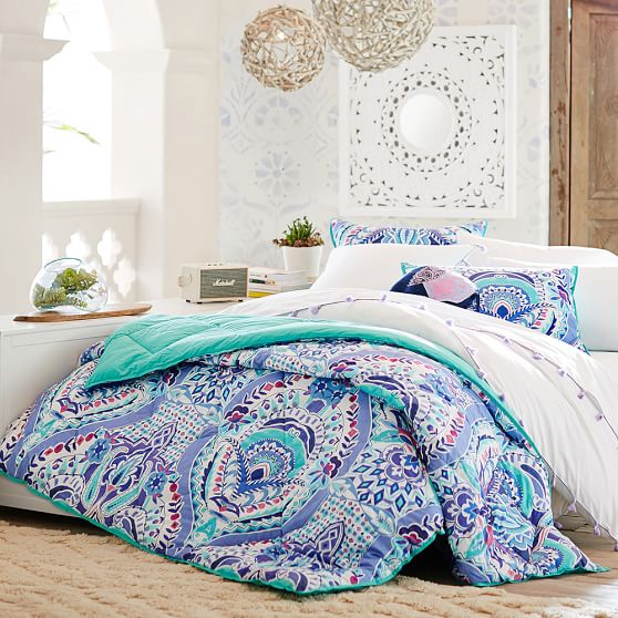 Kaleidoscope Girls Comforter Sham Pottery Barn Teen