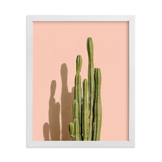 Palm Desert Cactus Framed Art By Minted