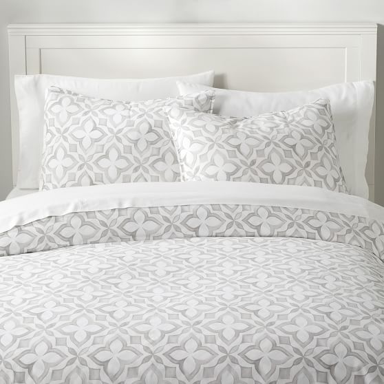 Watercolor Tile Girls Duvet Cover Pottery Barn Teen