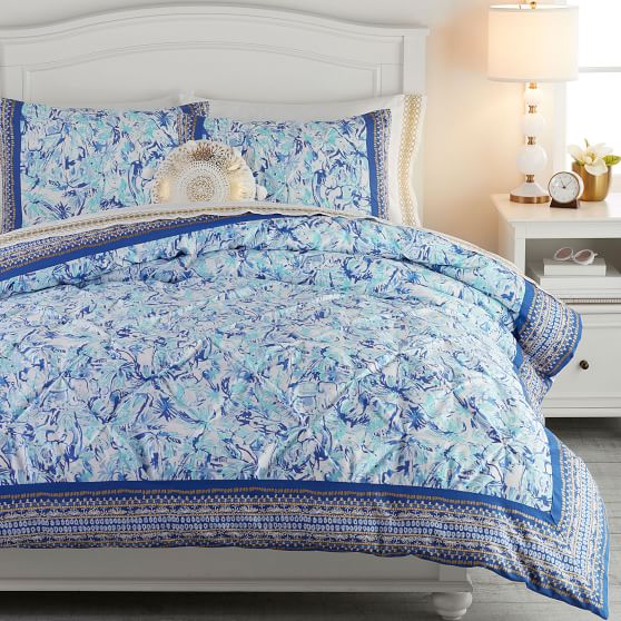 Lilly Pulitzer Elephant Appeal Girls Duvet Cover Pottery Barn Teen