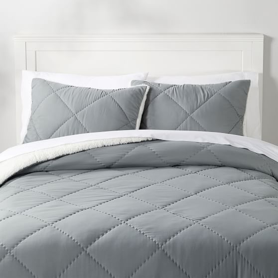 Super Soft Sherpa Comforter Sham Pottery Barn Teen
