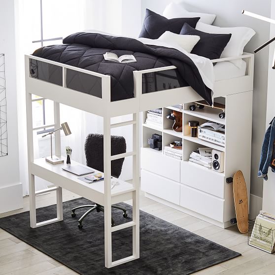pottery barn loft bed for sale