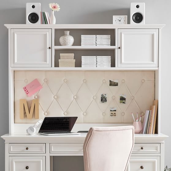 Chelsea Pinboard Desk Hutch Pottery Barn Teen