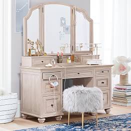 Teen Vanity Sets Bedroom Vanity Chairs Pottery Barn Teen