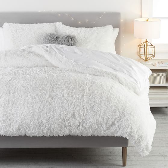 Super Fluffy Duvet Cover & Sham Pottery Barn Teen