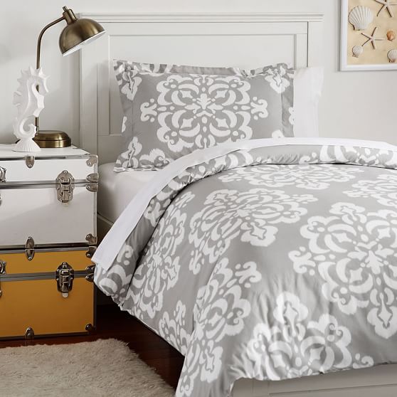 Ikat Medallion Duvet Bedding Set Dorm Bundle Pottery Barn Teen