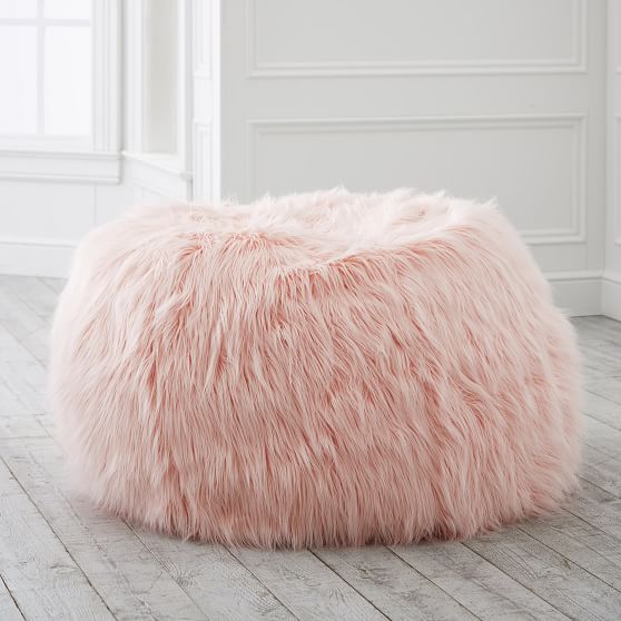 fuzzy bean bag chair - pillowforttm