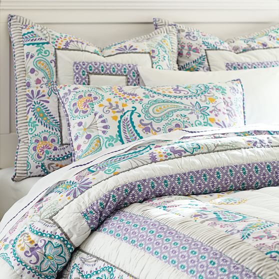 Swirly Paisley Girls Quilt Sale Pottery Barn Teen