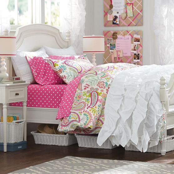 Swirly Paisley Girls Duvet Cover Sale Pottery Barn Teen