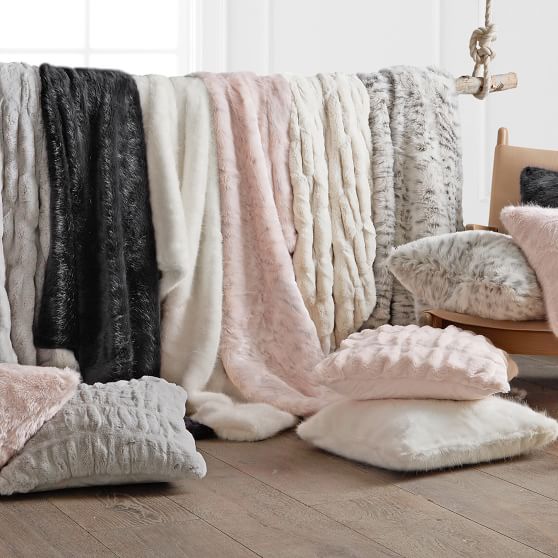 Faux Fur Throw Blanket Pottery Barn Faux Fur Throw Blanket Pottery Barn