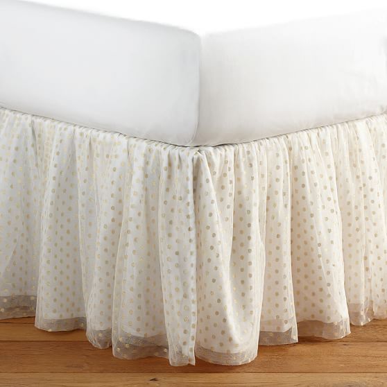 tulle bed skirts for girls