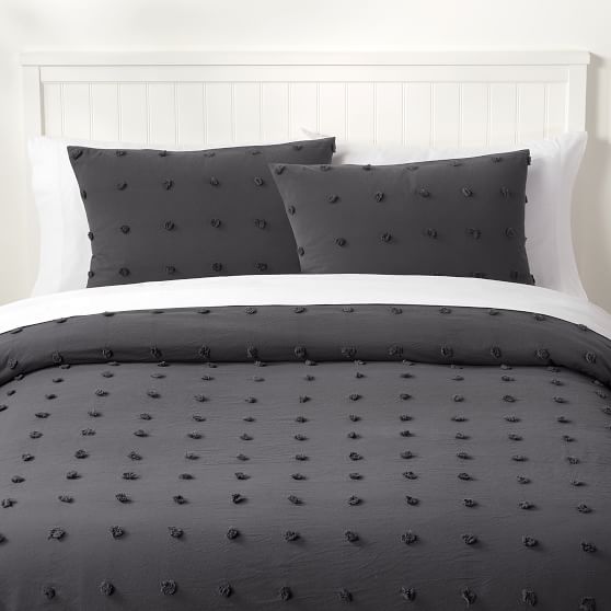 Tufted Dot Duvet Cover Girls Dorm Bedding Pottery Barn Teen