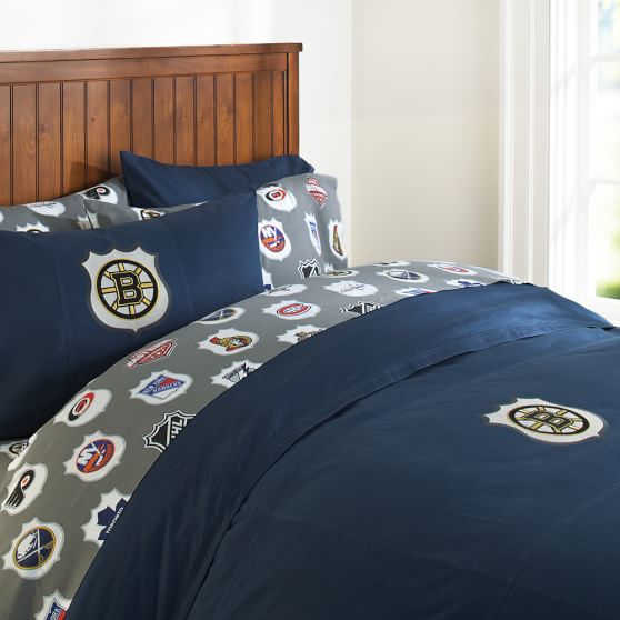 Nhl C Patch Boys Duvet Cover Sale Pottery Barn Teen