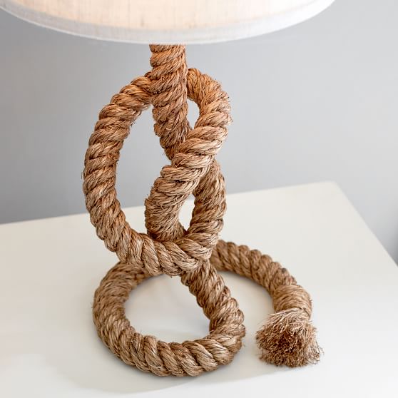 Knotted Rope Table Lamp Teen Lamp Pottery Barn Teen