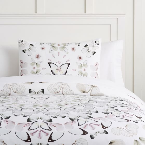 Organic Monarch Girls Duvet Cover Pottery Barn Teen