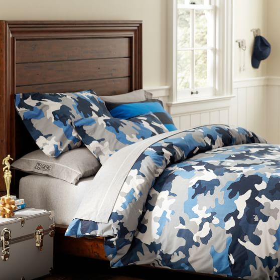 Vintage Camo Boys Duvet Cover Pillowcases Sale Pottery Barn Teen