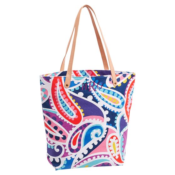 Multi Paisley Cool Seaside Splash Teen Beach Bag | Pottery ...