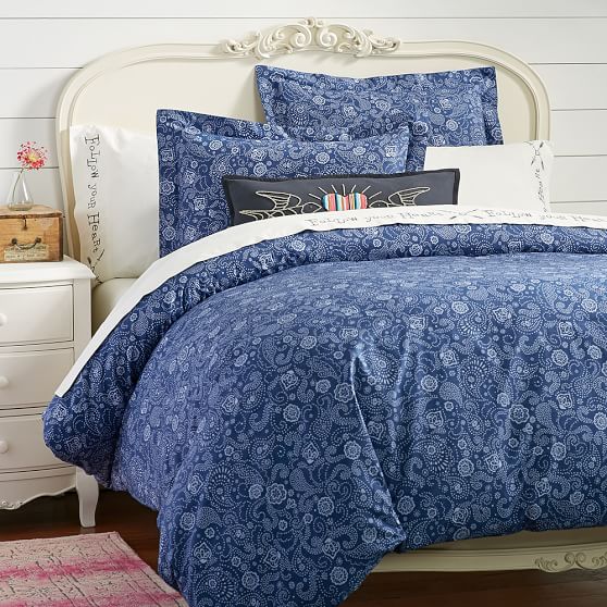 Junk Gypsy Paisley Cowgirl Girls Duvet Cover Indigo Sale