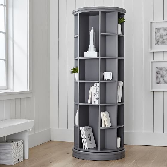 Revolving Bookcase Pottery Barn Teen