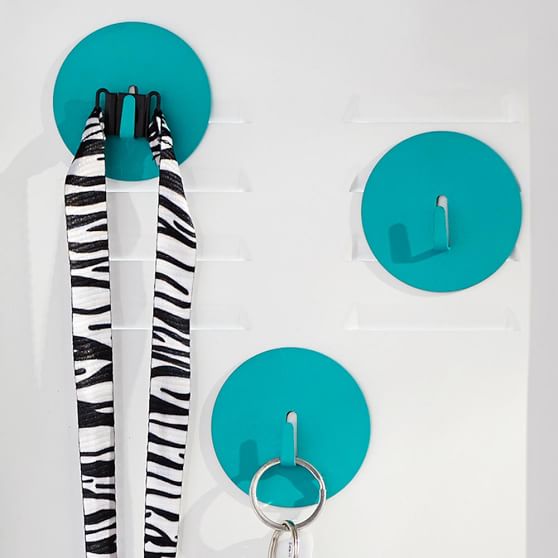 Teal Locker Hooks Sale Pottery Barn Teen