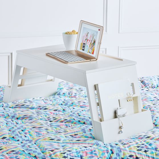 Foldable Storage Lap Desk Pottery Barn Teen