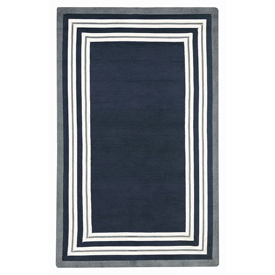 Boys Capel Multiple Border Rug Pottery Barn Boys Capel Multiple Border Rug