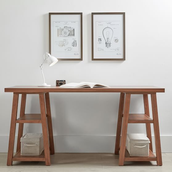 room essentials trestle desk