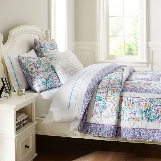 Swirly Paisley Girls Quilt Sale Pottery Barn Teen