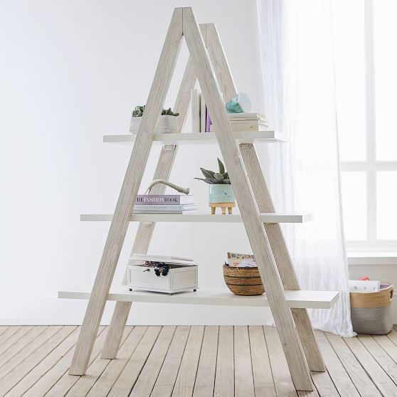 A Frame Bookshelf Pottery Barn Teen