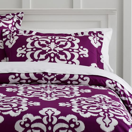 Ikat Medallion Duvet Bedding Set Dorm Bundle Pottery Barn Teen