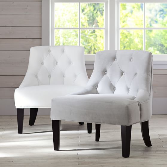 Tufted Bedroom Chair Lounge Pottery Barn Tufted Bedroom Chair Lounge