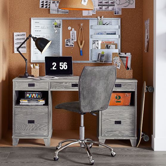 Findley Pedestal Teen Desk Pottery Barn Teen