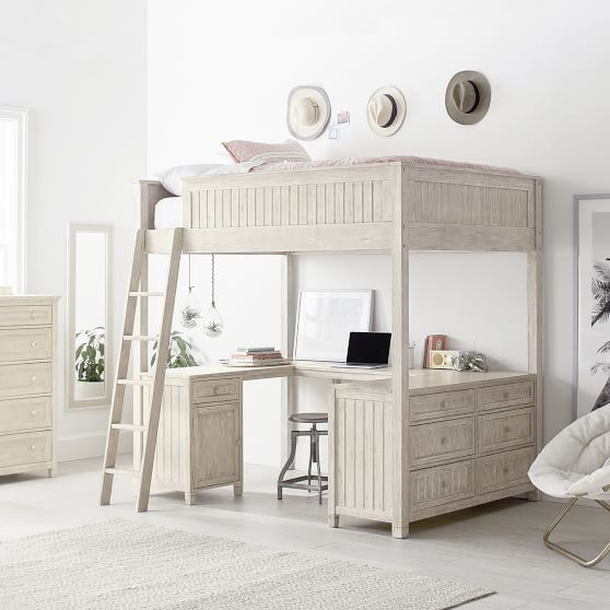 Beadboard Loft Bed Pottery Barn Teen