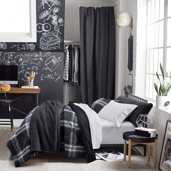 Xander Plaid Twin XL Comforter Pottery Barn Teen